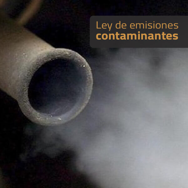 ley de emisiones contaminantes para proveedores de maquinaria y administradores de obra