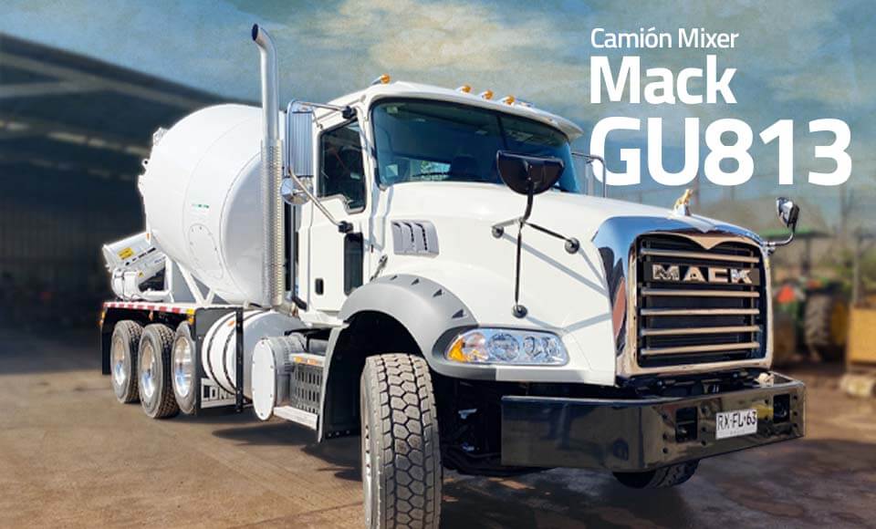 Camión Mixer Mack GU813