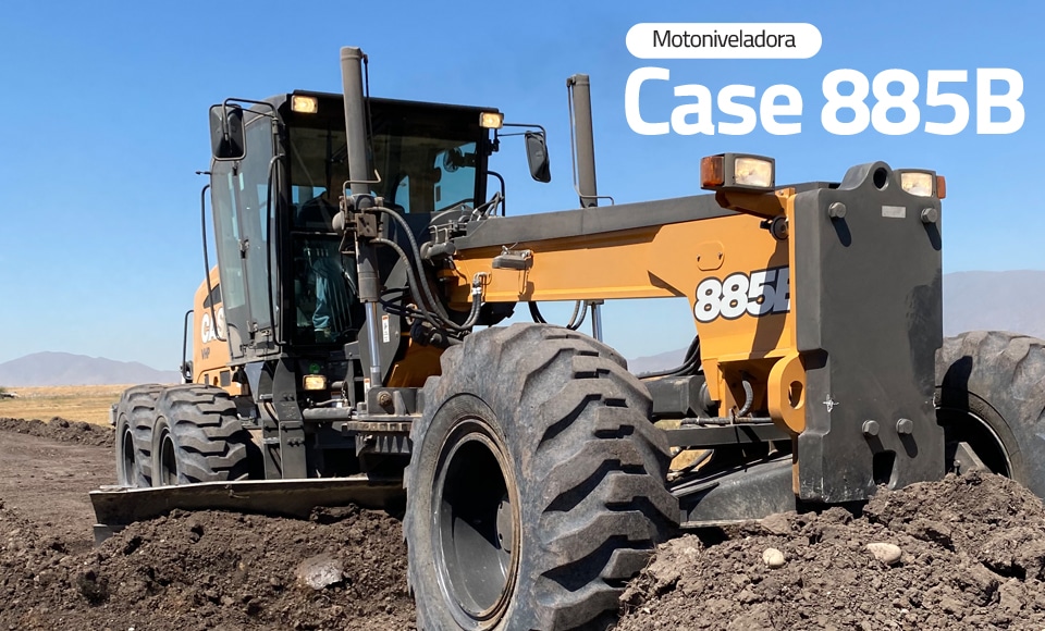 arriendo de la motoniveladora case 885B